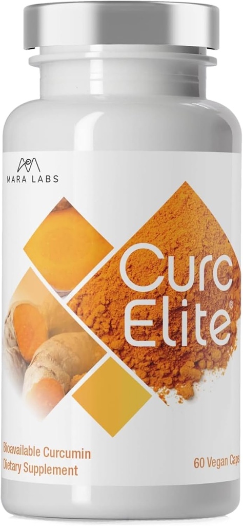 Mara Labs CurcElite Curcumin | Turmeric Extract% 95 Curcuminoids | Vegan, No Fillers ve Non-GMO | 60 Vegan Capsules