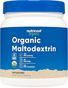 Nutricost Βιολογική Μαλτοδεξτρίνη σε σκόνη 1lb - Χωρίς γλουτένη, μη ΓΤΟ