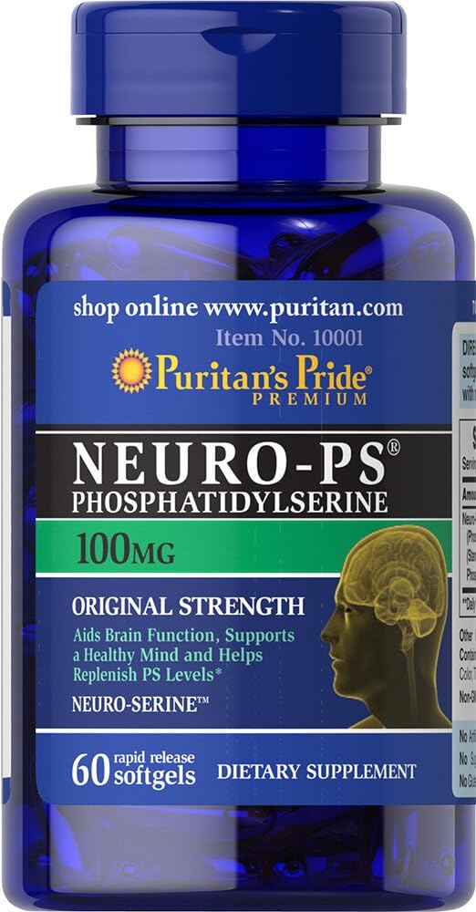 Puritan's Pride Neuro-PS (Φωσφατιδυλσερίνη) 100 mg- 60 Softgels