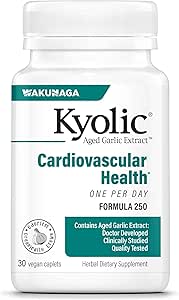 Kyolic Aged Garlic Extract Formula 250, Καρδιαγγειακό