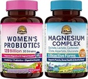 Vitalitown Probiyotik + Magnezyum Sche (Pack of 2) | Kadınların Probiyotikleri (Item 1) & Magnezyum Kompleksi (Item 2) | 30 Probiyotik Capsules & 120 Magnezyum Capsules