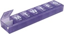 EZY DOSE Weekly (7-Day) AM/PM Pill Planner, Ιατρική περίπτωση, Βιταμίνη Organizer Box, 3X-Large Locking Compartments to Secure Prescription Medication, Prevent Accidental Spilling, Color May Vary, BPA Free