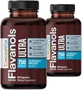 CocoaVia Memory+ Brain Supplement, 60 Day, 750 mg Cocoa Flavanols, Memory & Brain ATM, Vegan, Plant bazlı,180 Capsules