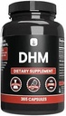 PURE ORIGINAL INGREDIENTS DHM, (365 Capsules) Magnezyum Or Rice Fillers, Always Pure, Lab TY