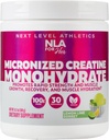 Kadın Için Komik Monohidrat Micronized (30-5g Hizmetler)- Büyük Tasting Lemon Lime Sorbet Flavored-Lean Kas Büyüme ve İşout Recovery, Boost Performans- Vegan, Bloating veya Water Retention