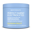 BodyHealth PerfectAmino Ηλεκτρολυτές σκόνη Όχι Ζάχαρη, Ενυδατική νηστεία Κετό Μηδέν Ζάχαρη Ηλεκτρολυτές Ποτό Μίγμα με Ίχνη Ορυκτά - Πάθος Φρούτα - 60 Μερίδες