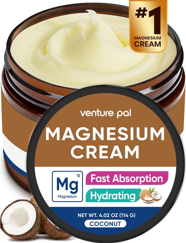 Girişim Pal Magnezyum Lotion, Topical Magnezyum Cream for Sleep, Leg Cramps & Pain, Muscle Relaxation, Calm, Moisturizing Supplement with Coconut Oil, Shea Butter & Hyaluronic Acid, Kids for Kids