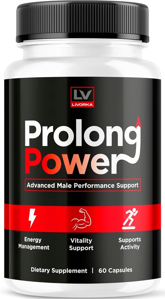 LIVORKA Prolong Power Pills for Men, Prolong Power, Prolong Power Capsules, Prolong Power Supplement, ProlongPower Capsules for Men, Prolong Power Original Pills Review, 60 Pills for 1 Month