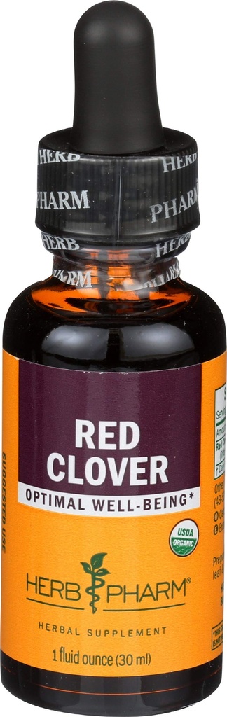 Herbm Pharm, Organik Red Clover Liquid Extract, 1 Fl Oz