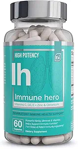 Essential Elements Immune Support Supplement - με βιταμίνη C, ψευδάργυρο, L-Cysteine, Chromium και More 