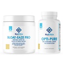 NuEthix Formulations Αποτοξίνωση και συμπλήρωμα υποστήριξης των εντέρων Δέσμη Opti-Pure, 30 εξυπηρετήσεις και Bloat-Eaze, 60 εξυπηρετήσεις