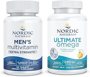 Nordic Naturals Start Pack - Erkeklerin Multivitamin Ekstra Güçlü, Ultimate Omega
