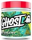 GHOST Greens Powder, Lime - 30 Μερίδες - 19 Superfood Greens & Reds Σκόνη, Φρούτα, Λαχανικά, Spirulina, & Chlorella, Πρεβιοτικά, 10 δισεκατομμύρια CFU Probiotic & Digestive Enzymes - Χωρίς γλουτένη