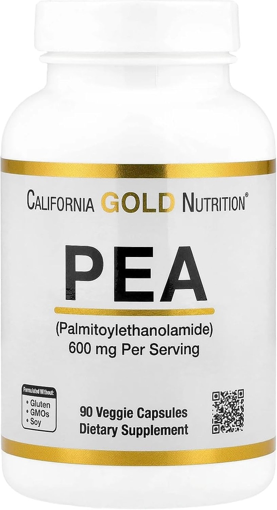 Lake Avenue Pea Palmitoylethanolamide, Micronized Pea, Υποστηρίζει την ανακούφιση από περιστασιακό μικρό πόνο & δυσφορία, χωρίς γλουτένη, χωρίς σόγια, 300 mg, 90 κάψουλες λαχανικών