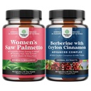 Kadınlar ve Balancing Berberine Plus 1200 mg Kompleks için Ekstra Kuvvetli Maske - Saç Kaybı için Saç Vitamini - Ceylon Cinnamon Capsules ile Antioksitin