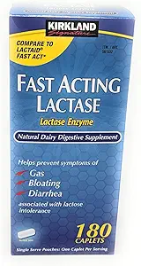 Kirkland Cool Fast Acting Lactase - 180 Caplets