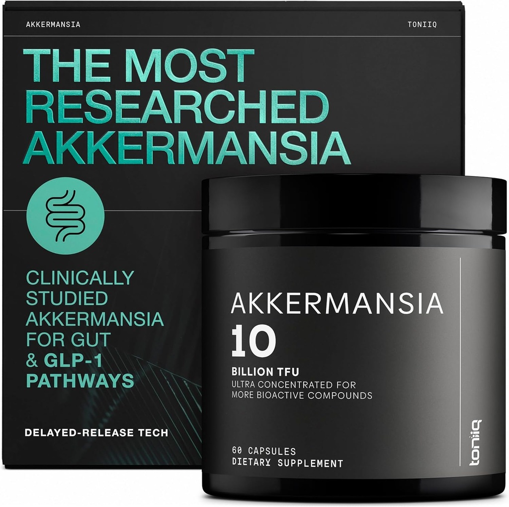 Toniiq Akkermansia Probiyotik – 10 Milyar TFU – Gut Health & GLP-1 Activity