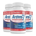 Clinical Arthro-7 των Η.Π.Α. - Κλινικά Αποδεδειγμένο Συγκρότημα Κοινής Υποστήριξης με Turmeric, Collagen, Bromelain για Ευελιξία, Κινητικότητα, & Ισχυρή Καρτιά - 180 Κάψουλες(3 Φιάλες) - 45/90-Ημέρα Προμήθεια