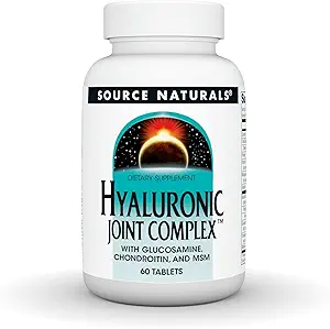 Source Naturals Hyaluronik Ortak Kompleksi Glucosamine, Chondroitin & MSM Ekstra Güçlü - 60 Tablet