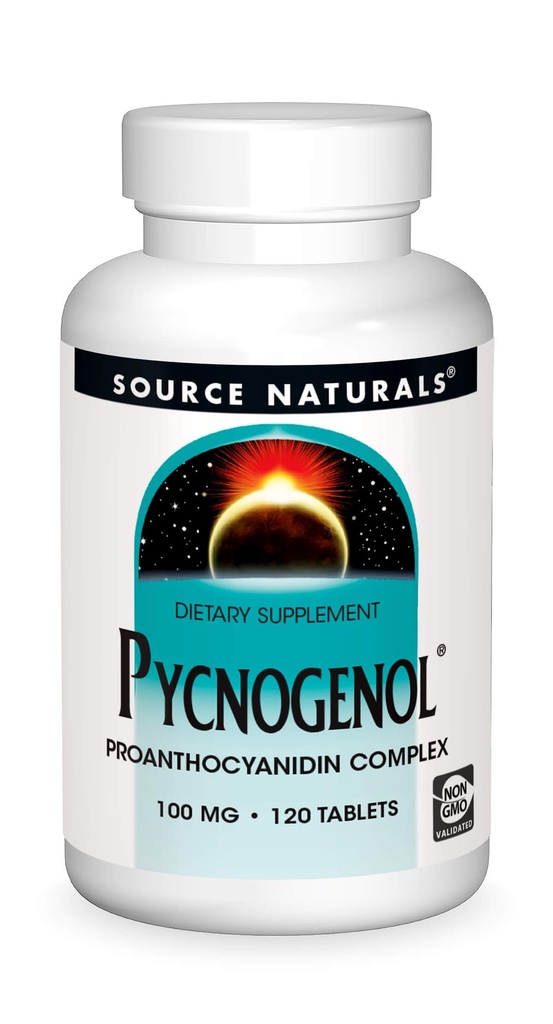 Source Naturals Pycnogenol, Proanthocyanidin Kompleksi, 100 mg - 120 Tablet