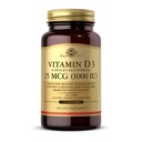 Solgar Vitamin D3 (Cloncalciferol) 25 MCG (1000 IU), 250 Softgels - Sağlıklı Bones & Teeth - Immune System Support - Non-GMO, Gluten Free, Dairy Free - 250 Servisler
