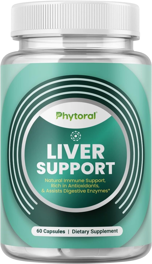 Liver Support Supplement with çinko Oksit - Immune Support Supplement for Immunity with Silymarin Milk Thistle Extract Dandelion Root and Artichoke - Liver Health for Cleanse