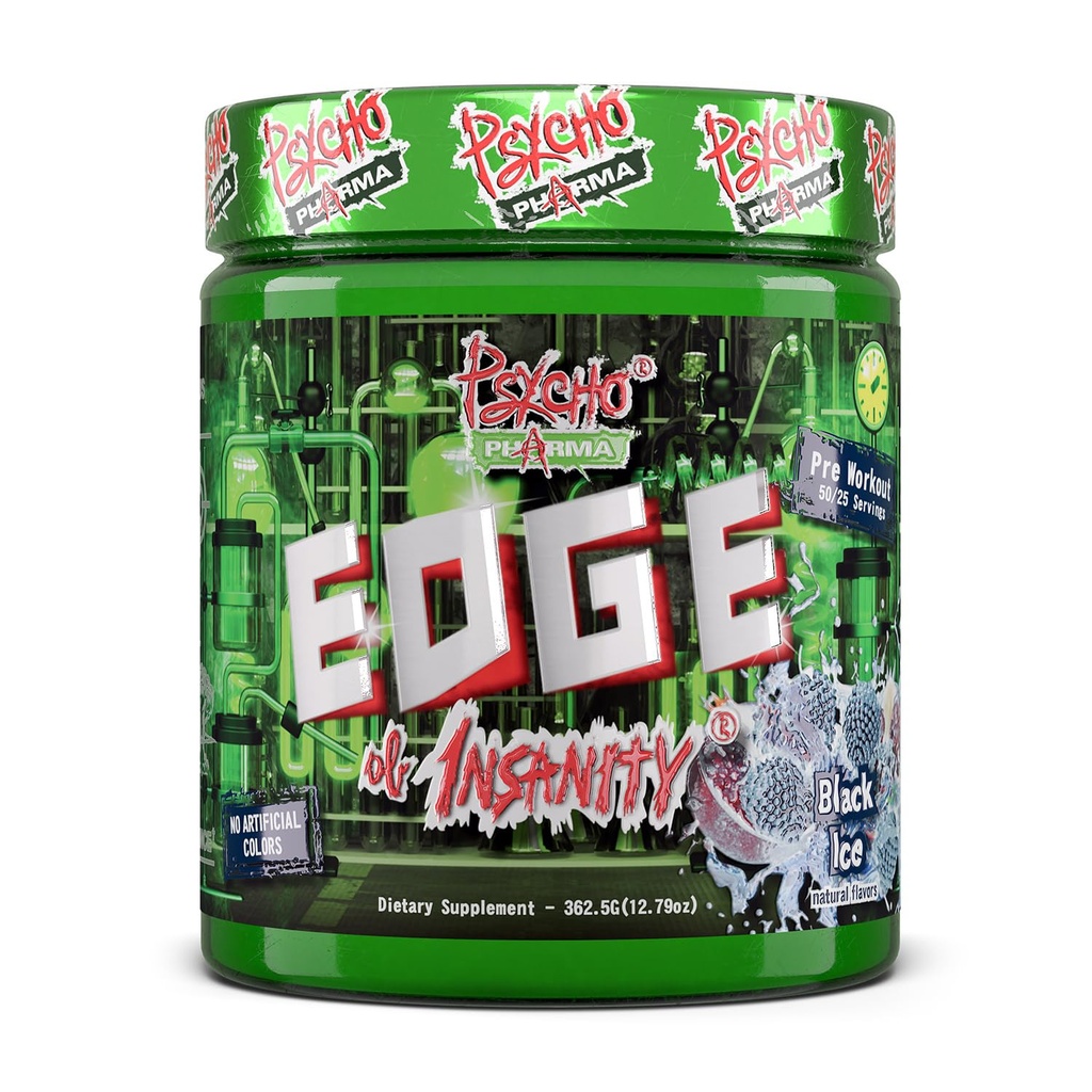 En yüksek Stim Preworkout Toz - Insanlık Kenarı - Çoğu Intense Pre Workout Supplement for Pumps, Strength, Energy and Feel Good Focus. Rivals Ünlü PWOs of the Past