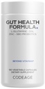 Kodage Gut Health Supplements Vegan Formula - L Glutamine, çinko, Türkiye Tail Mushroom Toz, Tonic Mushroom, Maitake, Micro Algae, Mineral, Licorice Root DGL - Probiyotikler, Prebiyotikler - 180 Capsules