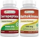 En İyi Doğallar Serrapeptase 40000 SPUs & Nattokinase 100 Mg