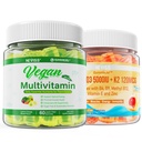 NEVISS Vitamin D3 5000IU + K2 (MK-7) 120mcg Multivitamin for Women Men with Iron, B12, A, D3, K2, Algae Omega 3, Magnezyum, çinko