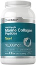 Horbäach Marine Collagen Toz 2.2 lbs | Hydrolyzed Collagen, | Unflavored | Hua, Non-GMO, Gluten Free Supplement