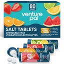 Girişim Pal Chewable Electrolyte Tabletleri, 80 Kont Hızlı-Dissolve Sugar-Free Stick Salt Tabletler - Hızlı Hydration, Açık Koşu, Yürüyüş, Spor | Keto & Vegan Dostu | 4 Pack