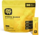 SALTT Electrolytes Dust Flavored Drink Mix - Stoked Mango - 30 Hydration Packets - Magnezyum, Pyum, sodyum, Trace Minerals - Zero Sugar & Gluten Free - Travel Essentials
