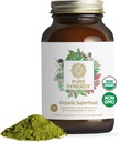 PURE SYNERGY Organik Superfood Toz | Yeşil Superfood Toz | Organik Yeşiller, Spirulina ve Mushrooms | Enerji, Sağlıklı Ağlama ve Immune Health (12.5 oz)