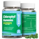 Sugar Free Chlorophyll Gummies, Vitamin B12 çinko - Natural Deodor*, Sağlıklı Cilt ve Vücut Detox*, Immune & Digestion Support, Chewable Chlorophyll Supplement for Women - 60 Count