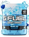 G Fuel Blue Ice Energy Drink Toz, Pre Workout Caffeine Mix for Game, Sugar Free Focus replica, Vitamin + Antioksis, 9.9oz (Mavi Raspberry, 40 Hizmet)