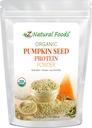 Z Natural Foods Organic Pumpkin Seed Protein Powder - Nutrient-Dense Fiber Supplement, Vegan Pumpkin Protein Powder for Hair Skin Nails Muscle Health - Ideal for Smoothies Shake Baking Recipes, 1 lb