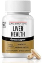 JUNG KWAN JANG Liver Health Supplement with Milk Thistle 260 mg (Silymarin) ve Amerikan DJ 1000 mg - Fatty Liver Detox Cleanse & Tamir Desteği - Erkekler ve Kadınlar için 30 Capsules