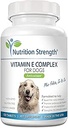 Vitamin E for Dogs, Promote Cardiovascular Health, Support Cell Membranes, Vitamin E Complex to Boost Dog Immune System Plus Zinc, Selenium, Folate, Salmon Oil, 120 Chewable Tablets