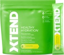 Xtend XTEND Sağlıklı Hydration | Üstün Hydration Toz Paketleri | Elektrolyte İçecek Mix | 3 Essential Amino Asits | NSF Spor için sertifikalı | 28 Sticks, Lemon Lime Lime