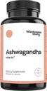 Vegan KSM 66 Ashwagandha Capsules / Yüksek Potency% 5 Withanolides | Ashwagandha Root Extract Supplements | Ashwagandha 300 mg | Stres Yönetimi & Well Being Support | 60 Ashwaganda Pills