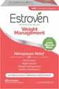 Estroven Weight Management for Menopause Relief - 60 Ct. - Clinically Proven Ingredients Help Manage Weight, Provide Night Sweats & Hot Flash Relief - Drug-Free & Gluten-Free