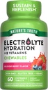 Nature's Truth Electrolyte Tabletler | 60 Count | Non-GMO & Gluten Free Chewable Supplement for Hydration | Berry Flavor