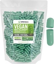 XPRS Nutra Boyutu 00 Boş Kapsüller - 1000 Kont Boş Vegan Capsules - Vejetaryen Boş Pills - DIY Sebze Kapsülü - Veggie Pill Caps (Sage Green)