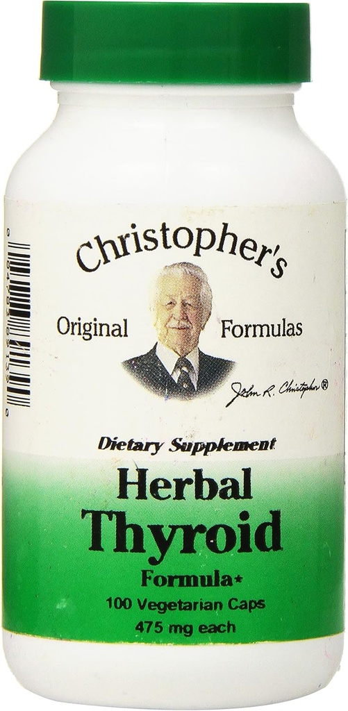 Φόρμουλα Δρ. Christopher's Formula Herbal Thyroid, 100 Count