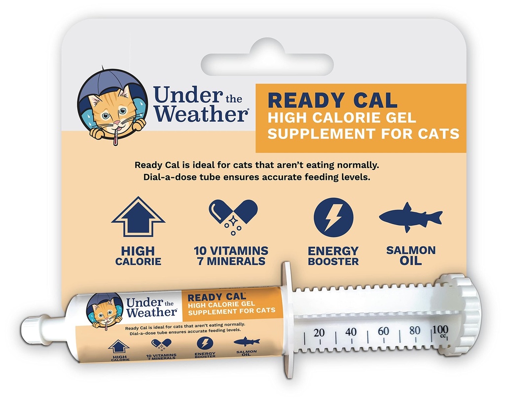 Weather Pet | Cats 100cc için Cal | Yüksek Calorie Supplement | Cat Kiloer ve High Calorie ATM | 10 Vitamin, 7 Minerals & Omega Fatty Asits (for Cats 100cc)
