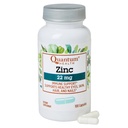 Quantum Health Zinc Gluconate 22mg Καθημερινή Ανοσία συμπλήρωμα Boost Υποστηρίζει την ενέργεια, υγιή μάτια, δέρμα μαλλιών & νύχια - Απαραίτητη Ορυκτή Ανοσοποιητική Υποστήριξη για γυναίκες & άνδρες - 100 κάψουλες