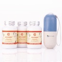 AEE Chi's Enterprise 120 Adet (3-Pack) Myomin Sağlıklı Hormon Seviyeleri 500 mg Capsules, Skin and Health Pill Organizer (1994)