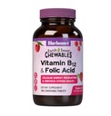 Bluebonnet Beslenme Dünya Tatlı B12 1000 mcg & Folic Asit 400 Telefon Beyin Sağlığı ve Enerji * Kadınlar ve Erkekler için Vitaminler - Vegan, Gluten-Free Raspberry B 12 Vitamin - 180 Chewable Tabletler
