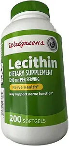 Walgreens Lecithin 1200 mg Softgels 200 ea Tarafından Finest Beslenme